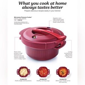 Tupperware Microwave Pressure Cooker